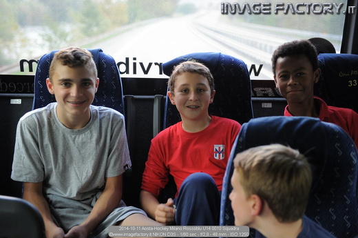 2014-10-11 Aosta-Hockey Milano Rossoblu U14 0010 Squadra